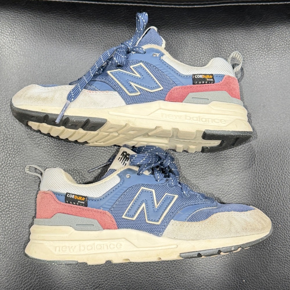 New Balance 997H Sneakers Boys Size 13 Blue Cordura Retro GUC
